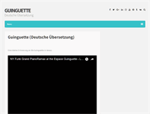 Tablet Screenshot of guinguette.ch